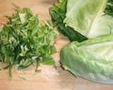 Foto del paso 5 de la receta: Sopa de repollo y puerro a la mantequilla con crujientes de bacón