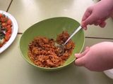Ensalada con crujiente bacón y frutos secos