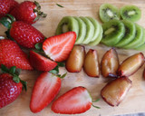 Foto del paso 1 de la receta: Frutas con curd de limón y nata
