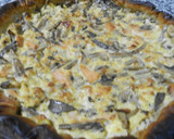 Foto del paso 6 de la receta: Quiche de salmón y setas