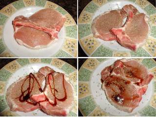 Chuletas de cerdo con romero, soja y miel Receta de carme castillo- Cookpad