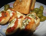 Foto del paso 3 de la receta: Sándwich tostado y brusquetas sabor pizza
