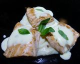 Foto del paso 5 de la receta: Salmón con puré de patata y mayonesa