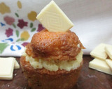 Foto del paso 5 de la receta: Muffin relleno con crema de chocolate blanco