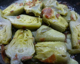 Foto del paso 2 de la receta: Alcachofas naturales con jamón rápidas