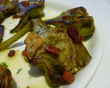 Foto del paso 3 de la receta: Alcachofas naturales con jamón rápidas