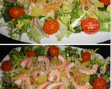 Foto del paso 4 de la receta: Ensalada de lazos con langostinos