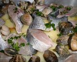 Foto del paso 3 de la receta: Rodajas de dorada al horno con almejas