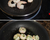 Foto del paso 2 de la receta: Tortilla de langostinos y champiñones
