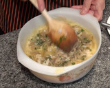 Foto del paso 5 de la receta: Tortilla de bacalao con pimiento