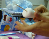 Foto del paso 5 de la receta: Muñeca de fondant - tronco y vestido