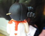 Foto del paso 4 de la receta: Muñeca de fondant, cabeza y pelo