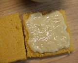 Foto del paso 3 de la receta: Pastel de melocotón con crema de vainilla