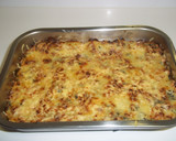 Foto del paso 9 de la receta: Tarta gratinada de acelgas, calabacín, bacalao y bechamel