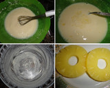 Foto del paso 3 de la receta: Clafoutis de piña y cerezas en almíbar