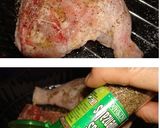 Foto del paso 1 de la receta: Muslos de pollo y patatas al horno a las hierbas provenzales
