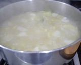 Foto del paso 1 de la receta: Sopa de miso blanco con verduras