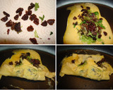 Foto del paso 3 de la receta: Tortilla de lechuga y uvas pasas