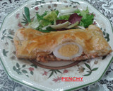 Foto del paso 5 de la receta: Pastel de salmón al eneldo en hojaldre