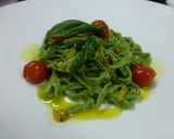Foto del paso 6 de la receta: Pasta fresca de espinaca con cherrys