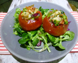 Foto del paso 6 de la receta: Tomates rellenos de ensalada y gambas