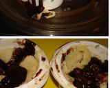 Foto del paso 4 de la receta: Souflé con mousse de chocolate en microondas