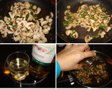 Foto del paso 2 de la receta: Risotto de champiñones y espárragos al pesto