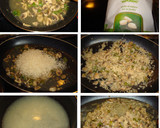 Foto del paso 3 de la receta: Risotto de champiñones y espárragos al pesto