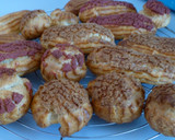 Foto del paso 4 de la receta: Pasteles choux y éclairs rellenos de caramelo y cubiertos de glasa