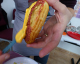 Foto del paso 9 de la receta: Pasteles choux y éclairs rellenos de caramelo y cubiertos de glasa