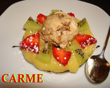 Foto del paso 6 de la receta: Tartitas de crema de melocotón y helado