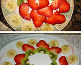 Foto del paso 7 de la receta: Ensalada de frutas con crema de melocotón