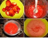 Foto del paso 1 de la receta: Melocotones light con crema de fresas