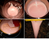 Foto del paso 5 de la receta: Melocotones light con crema de fresas