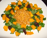 Foto del paso 4 de la receta: Ensalada de lentejas con calabaza