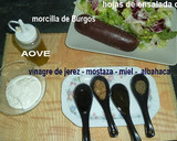 Foto del paso 1 de la receta: Ensalada de morcilla de Burgos con vinagreta de yogur