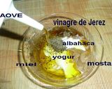Foto del paso 2 de la receta: Ensalada de morcilla de Burgos con vinagreta de yogur