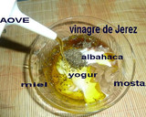 Foto del paso 2 de la receta: Ensalada de morcilla de Burgos con vinagreta de yogur