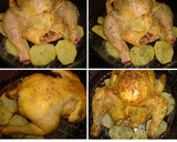 Foto del paso 3 de la receta: Pollo picantón amarillo con jamón y aroma de lima