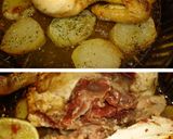 Foto del paso 4 de la receta: Pollo picantón amarillo con jamón y aroma de lima