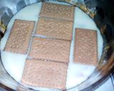 Foto del paso 4 de la receta: Tarta de flan y plátano