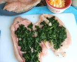 Foto del paso 1 de la receta: Rollos de pavo con relleno completo