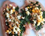 Foto del paso 2 de la receta: Rollos de pavo con relleno completo