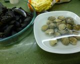 Foto del paso 3 de la receta: Pasta fresca de cintas con almejas y mejillones