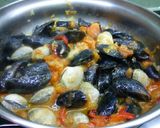 Foto del paso 4 de la receta: Pasta fresca de cintas con almejas y mejillones