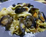 Foto del paso 6 de la receta: Pasta fresca de cintas con almejas y mejillones