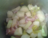 Foto del paso 2 de la receta: Crema de verduras con pava