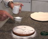 A picture of step 8 of Traditional Galician Tarta de Santiago.