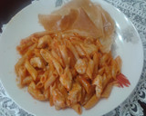Foto del paso 6 de la receta: Macarrones con pollo y sombrero de pasta brick