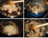 Foto del paso 1 de la receta: Risotto de champiñones con huevos de codorniz